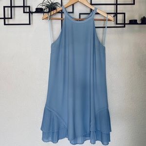 Naked Zebra blue shift dress